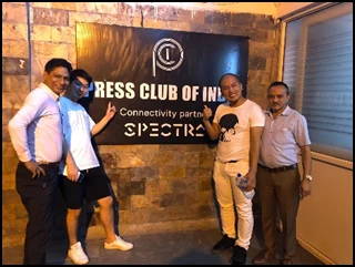 Japanese and Indian media exchange
